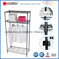 Adjustable Chrome Bedroom Closet Garment Rack/Metal Wardrobe Rack (CJ-B1133C)